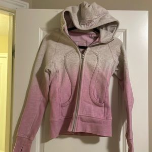 Tie dye lavender scuba hoodie lululemon size 4